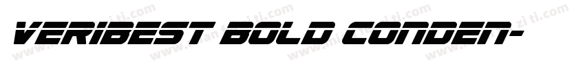 VeriBest Bold Conden字体转换